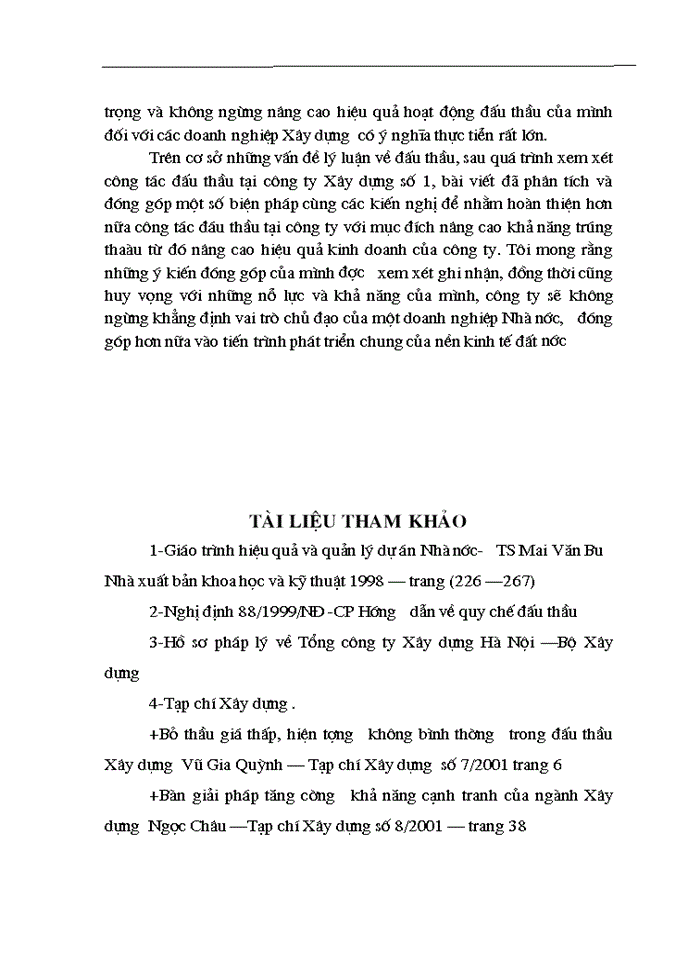 image for page Đấu thầu và một số giải pháp nâng cao hiệu quả đấu thầu tại công ty Xây dựng số 1- Tổng công ty Xây dựng Hà Nội