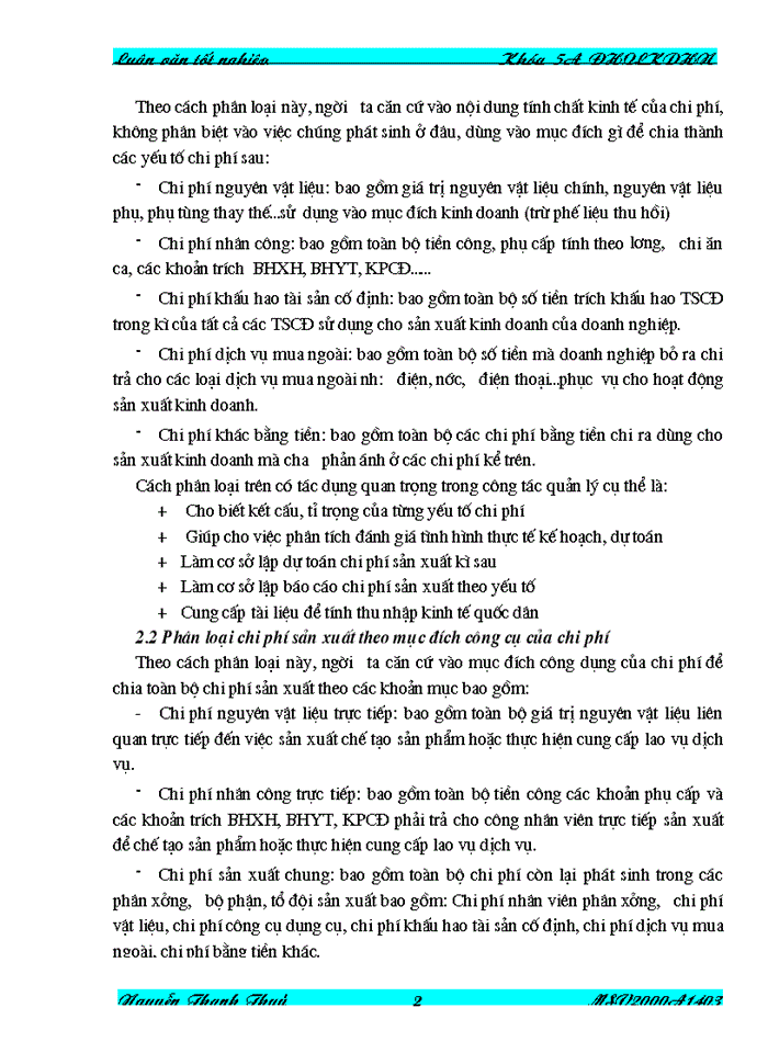 image for page Hoàn thiện công tác kế toán tập hợp chi phí sản xuất và tính giá thành sản phẩm nước sạch tại công ty cấp nước thái nguyên