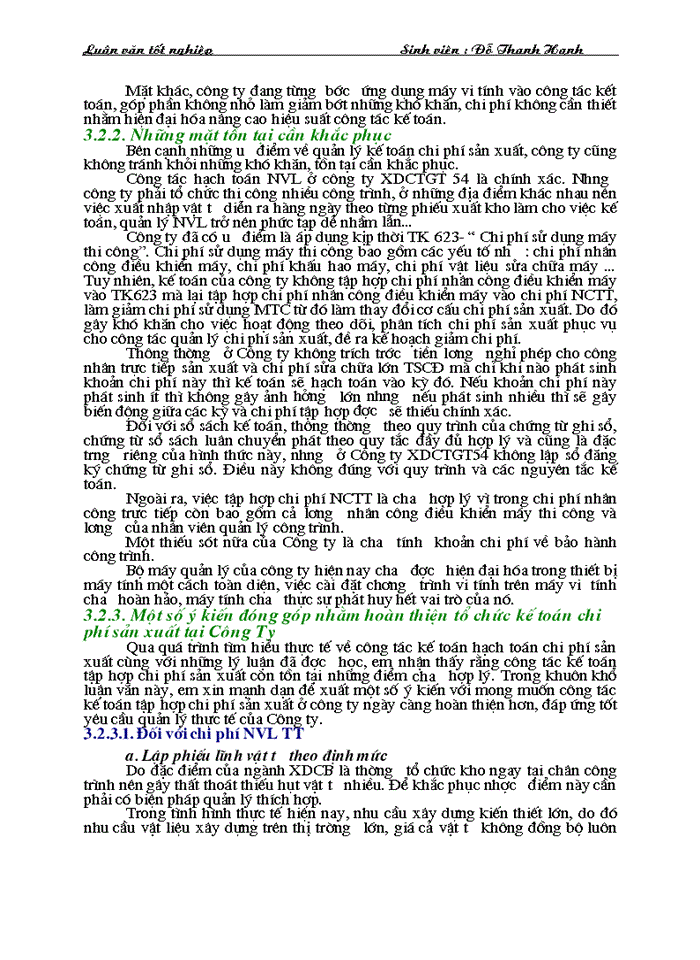 image for page Tổ chức kế toán tập hợp chi phí sản xuất ở Công ty Xây dựng Công Trình Giao thông 54