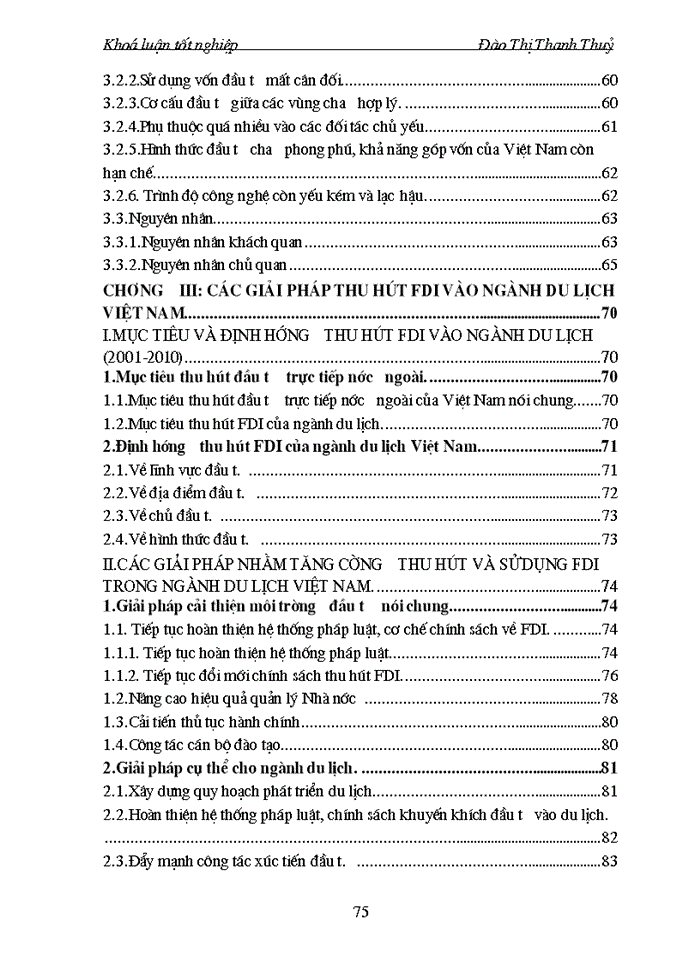 image for page Thực trạng và giải pháp thu hút đầu tư trưc tiếp nước ngoài vào ngành du lịch Việt Nam