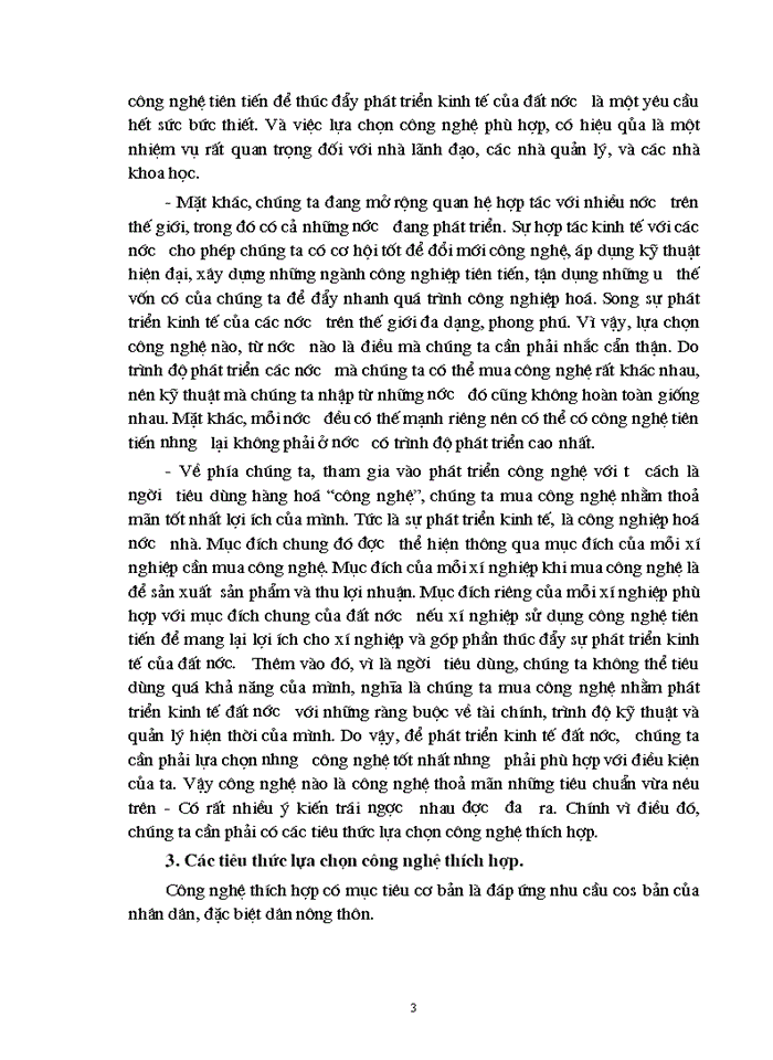 image for page Một số giải pháp và điều kiện chủ yếu nhằm lựa chọn công nghệ phù hợp khi chuyển giao công nghệ ở nước ta.