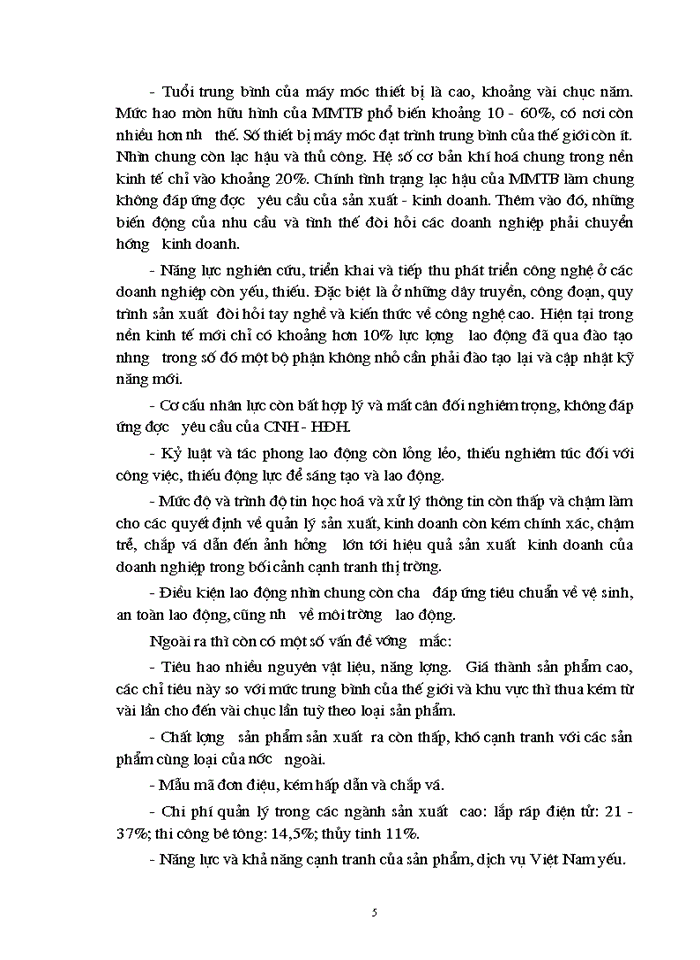 image for page Một số giải pháp và điều kiện chủ yếu nhằm lựa chọn công nghệ phù hợp khi chuyển giao công nghệ ở nước ta.