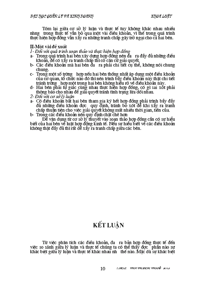 image for page Soạn thảo hợp đồng kinh tế, phân tích những điều khoản chủ yếu của hợp đồng kinh tế. Trình bày một bản hợp đồng kinh tế ở một doanh nghiệp nhà nước