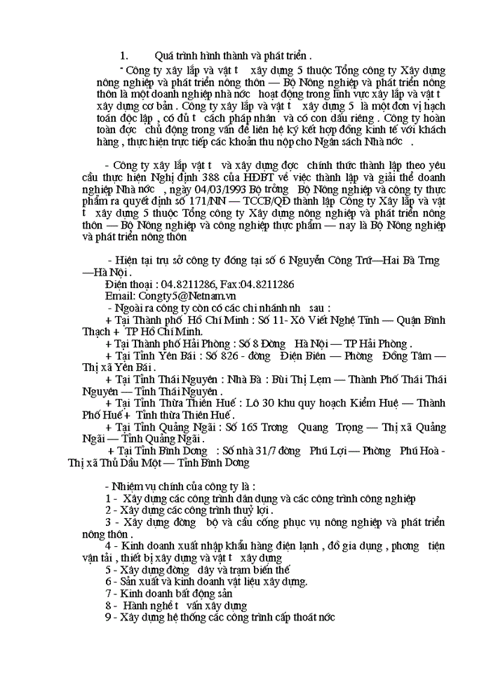 image for page Đặc điểm công tác kế toán của công ty xây lắp và vật tư  xây dựng 5 .