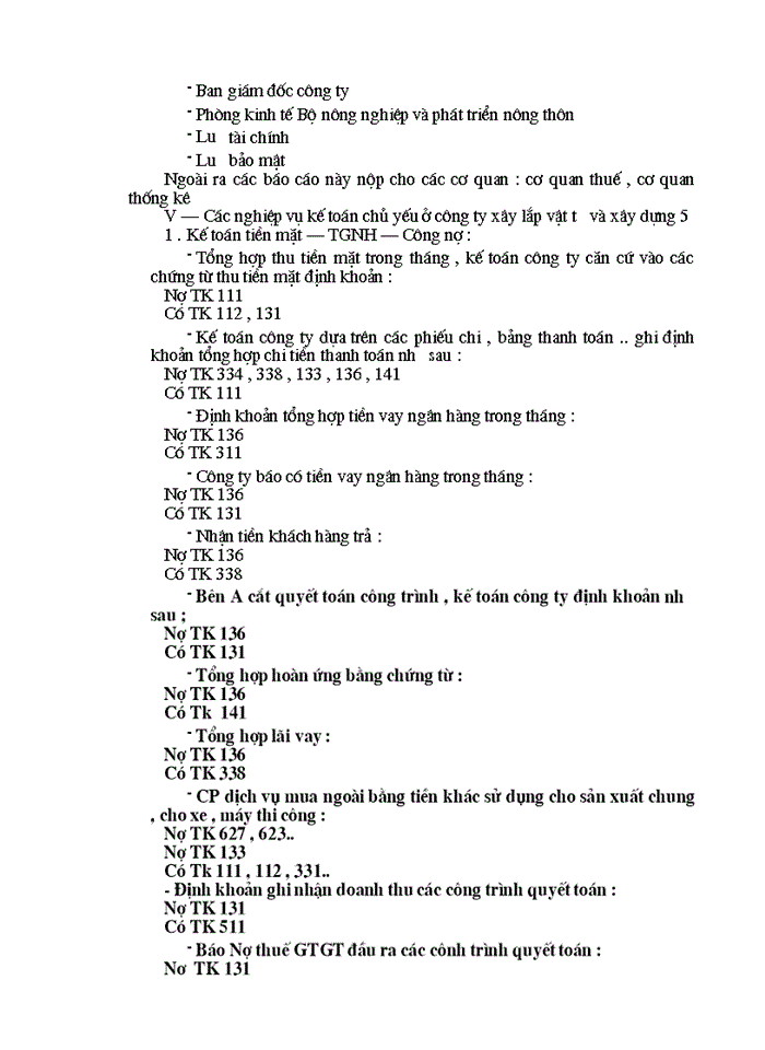 image for page Đặc điểm công tác kế toán của công ty xây lắp và vật tư  xây dựng 5 .