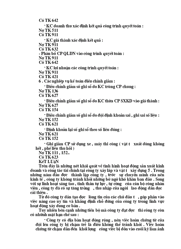 image for page Đặc điểm công tác kế toán của công ty xây lắp và vật tư  xây dựng 5 .