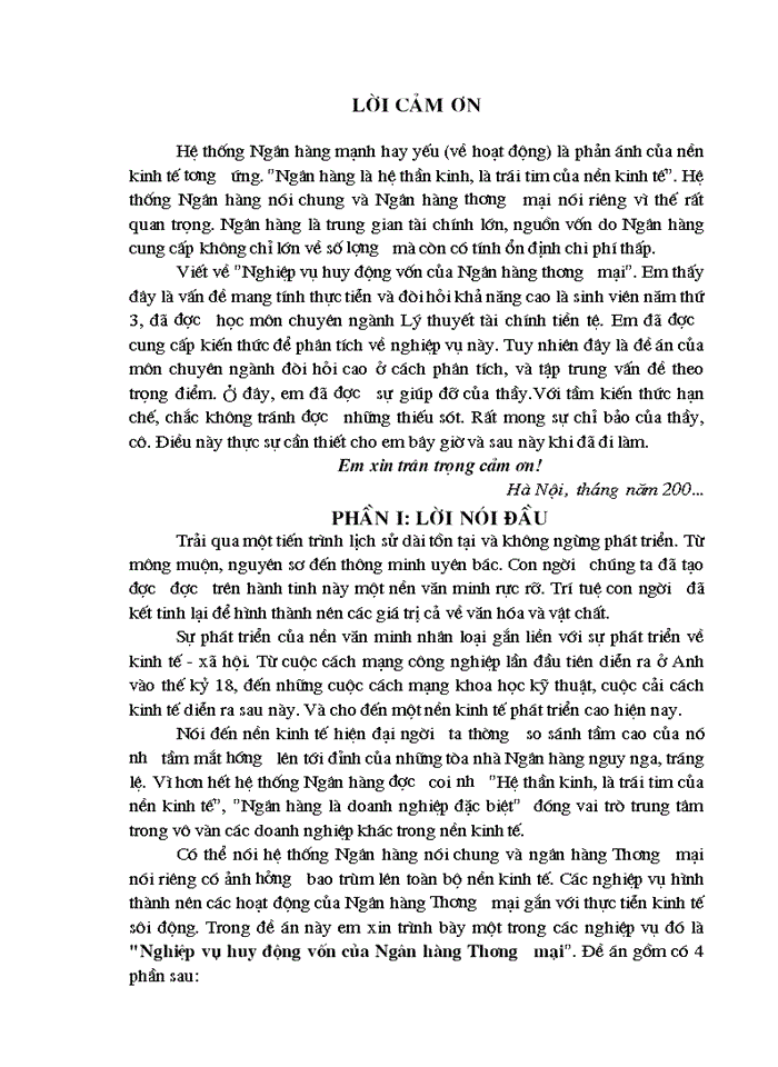 image for page Nghiệp vụ huy động vốn của Ngân hàng Thương mại