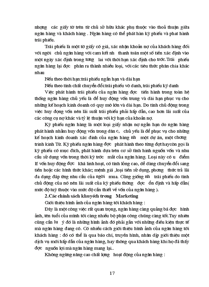 image for page Nghiệp vụ huy động vốn của Ngân hàng Thương mại