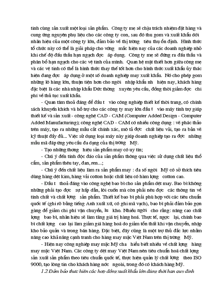 image for page Giải pháp đẩy mạnh xuất khẩu hàng dệt may việt nam sang thị trường mỹ