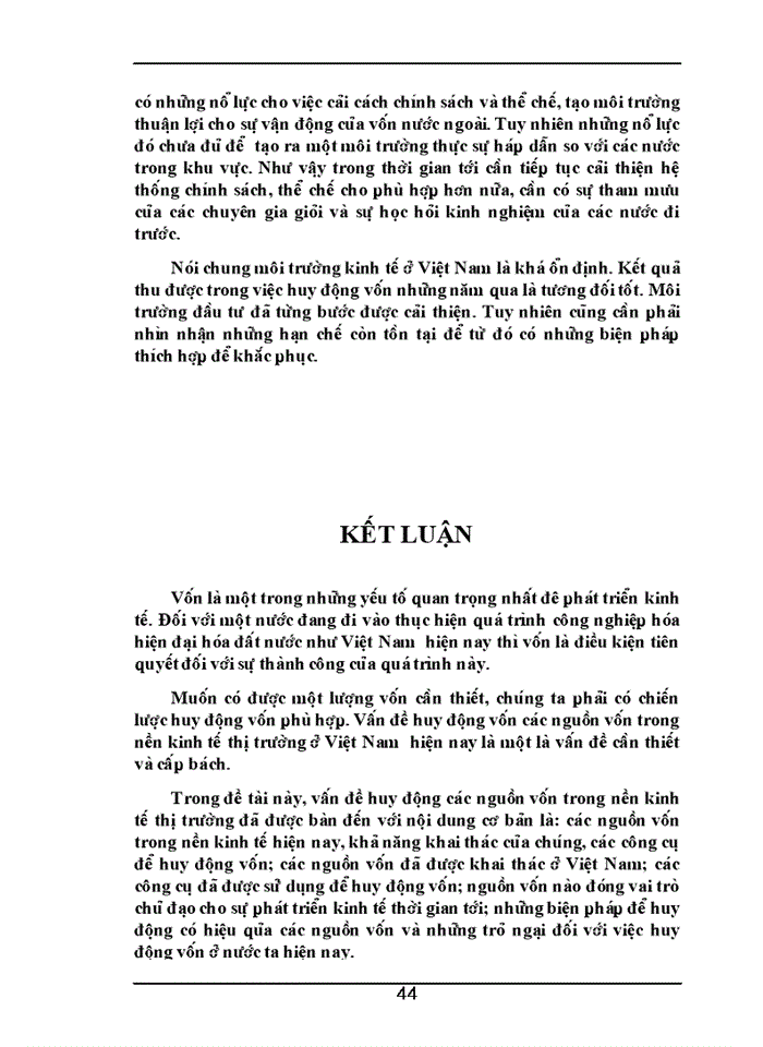 image for page thực trạng huy động các nguồn vốn trong nền kinh tế nước ta ngững năm gần đây