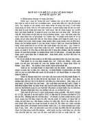 Một số vấn đề lý luận về hội nhập kinh tế quốc tế