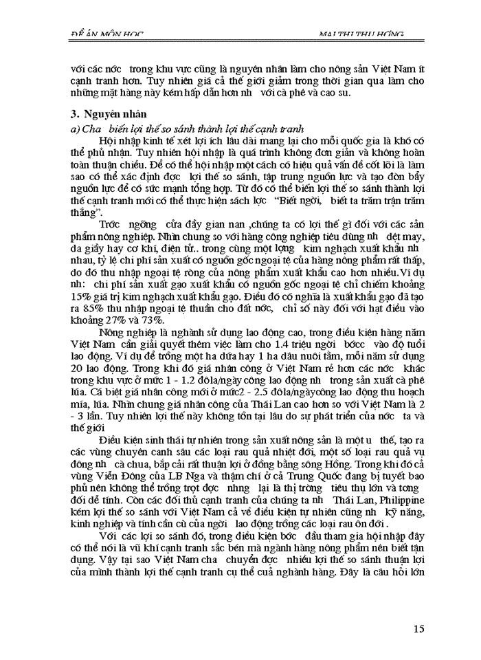 image for page Biện pháp nâng cao khả năng cạnh tranh của nông sản Việt Nam trong quá trình hội nhập