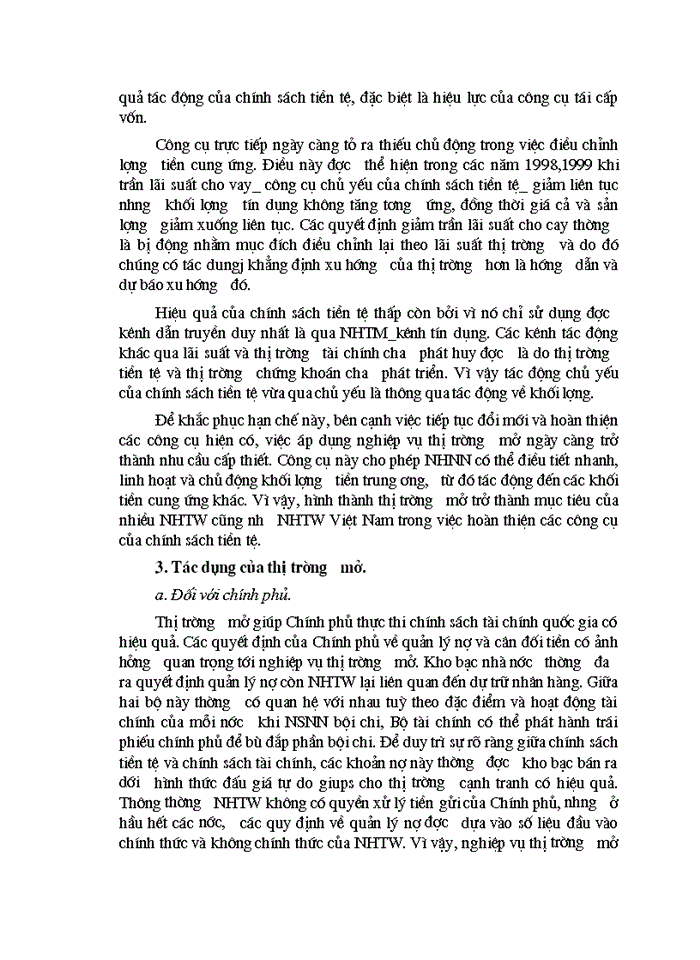 image for page Áp dụng nghiệp vụ thị trường mở trong thực hiện chính sách tiền tệ ở Việt Nam