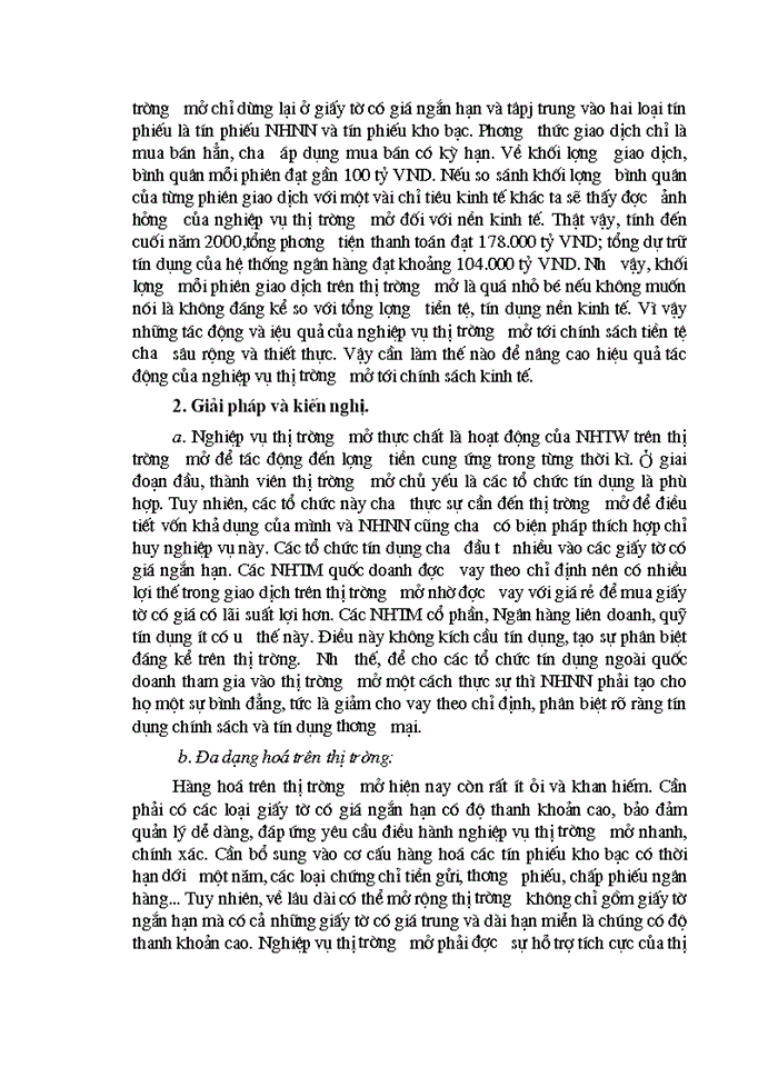 image for page Áp dụng nghiệp vụ thị trường mở trong thực hiện chính sách tiền tệ ở Việt Nam