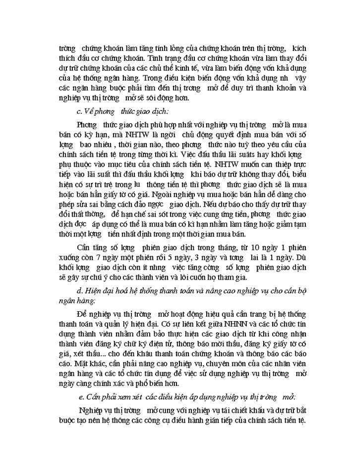 image for page Áp dụng nghiệp vụ thị trường mở trong thực hiện chính sách tiền tệ ở Việt Nam