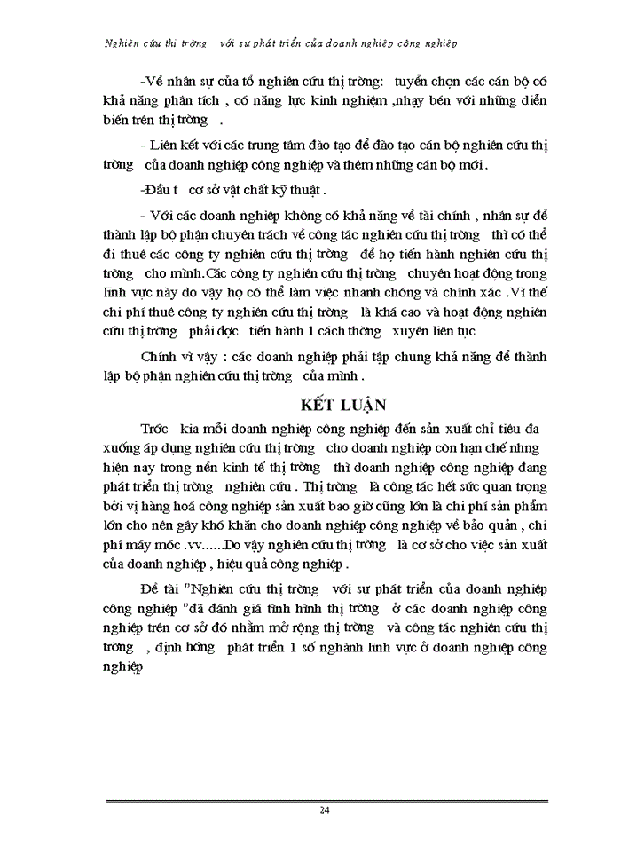 image for page Nghiên cứu thị trường  với sự phát triển của doanh nghiệp công nghiệp