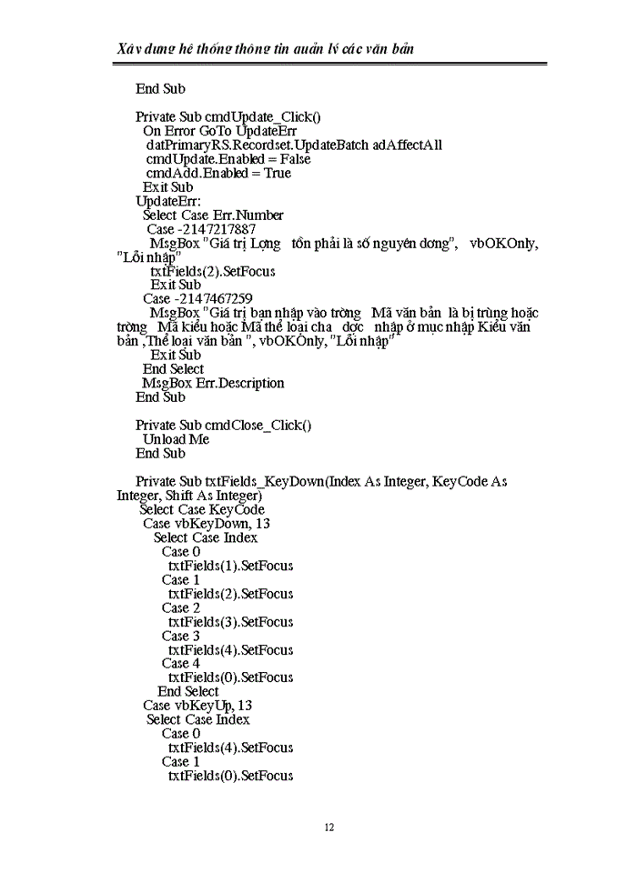 image for page Xây dựng hệ thống thông tin quản lý các văn bản đến và đi của khoa tin học kinh tế