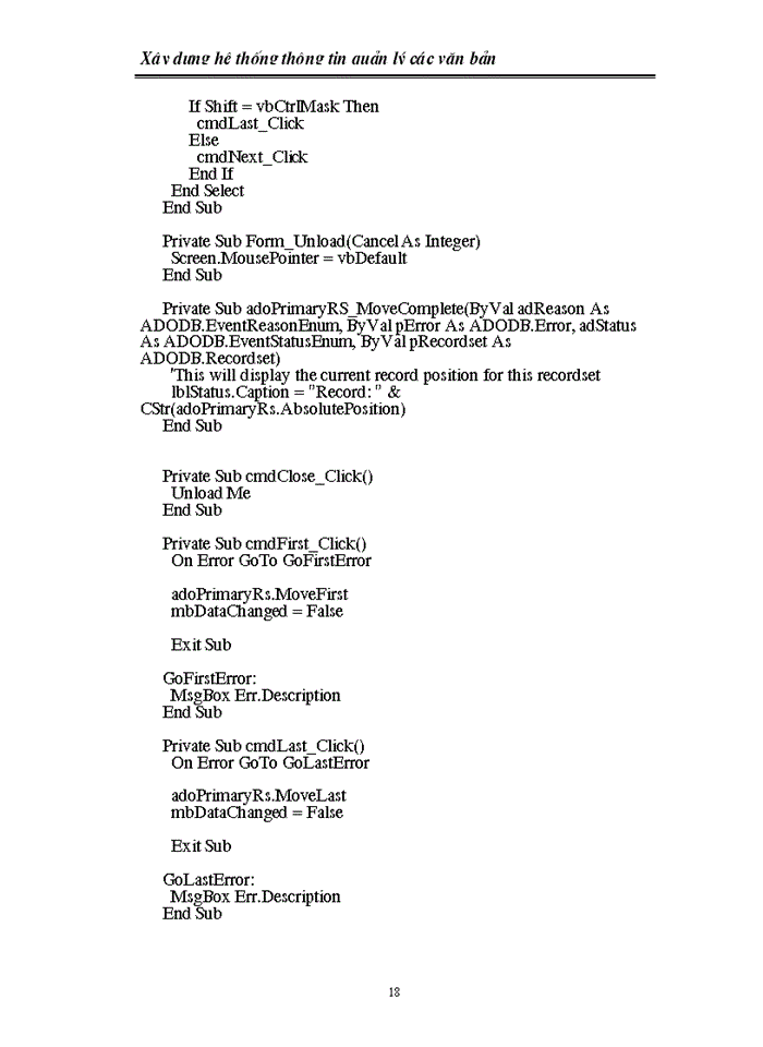 image for page Xây dựng hệ thống thông tin quản lý các văn bản đến và đi của khoa tin học kinh tế