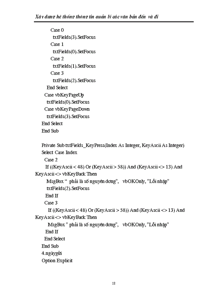 image for page Xây dựng hệ thống thông tin quản lý các văn bản đến  và đi