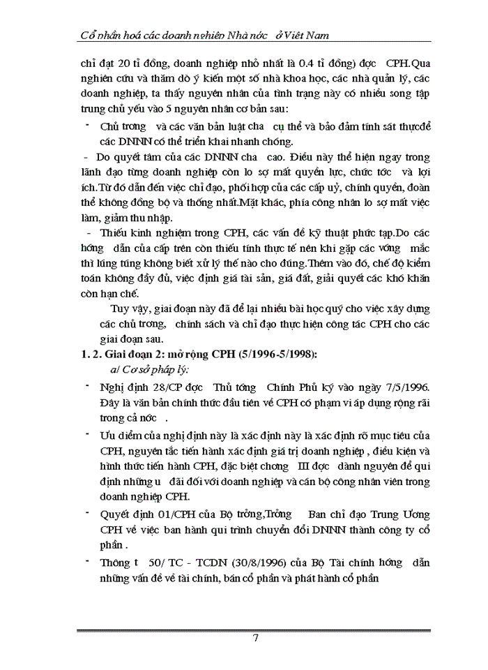 image for page Cổ phần hoá các doanh nghiệp Nhà nước ở Việt Nam