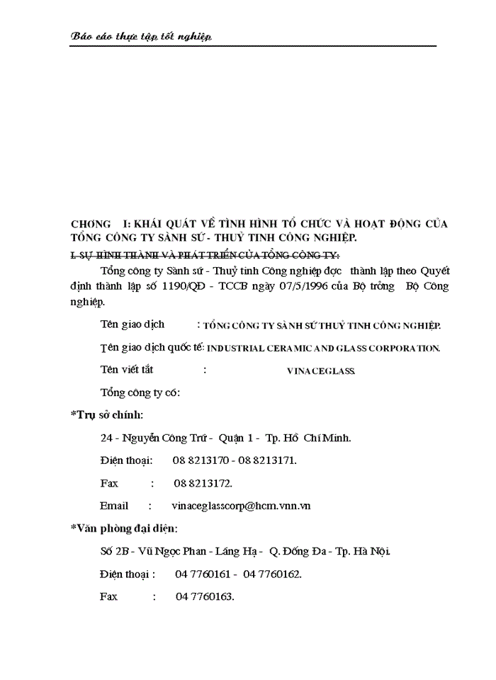 image for page Một số biện pháp nâng cao hiệu quả công tác Văn thư - Lưu trữ trong văn phòng Tổng công ty Sành sứ - Thuỷ tinh C ông nghiệp