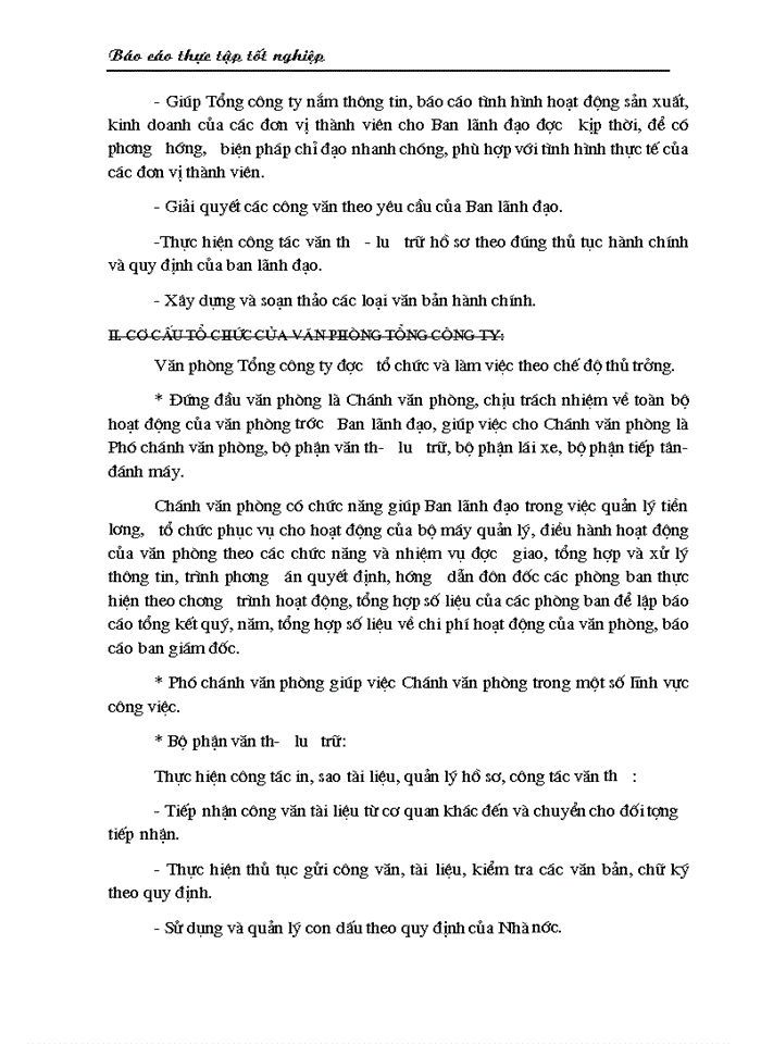 image for page Một số biện pháp nâng cao hiệu quả công tác Văn thư - Lưu trữ trong văn phòng Tổng công ty Sành sứ - Thuỷ tinh C ông nghiệp
