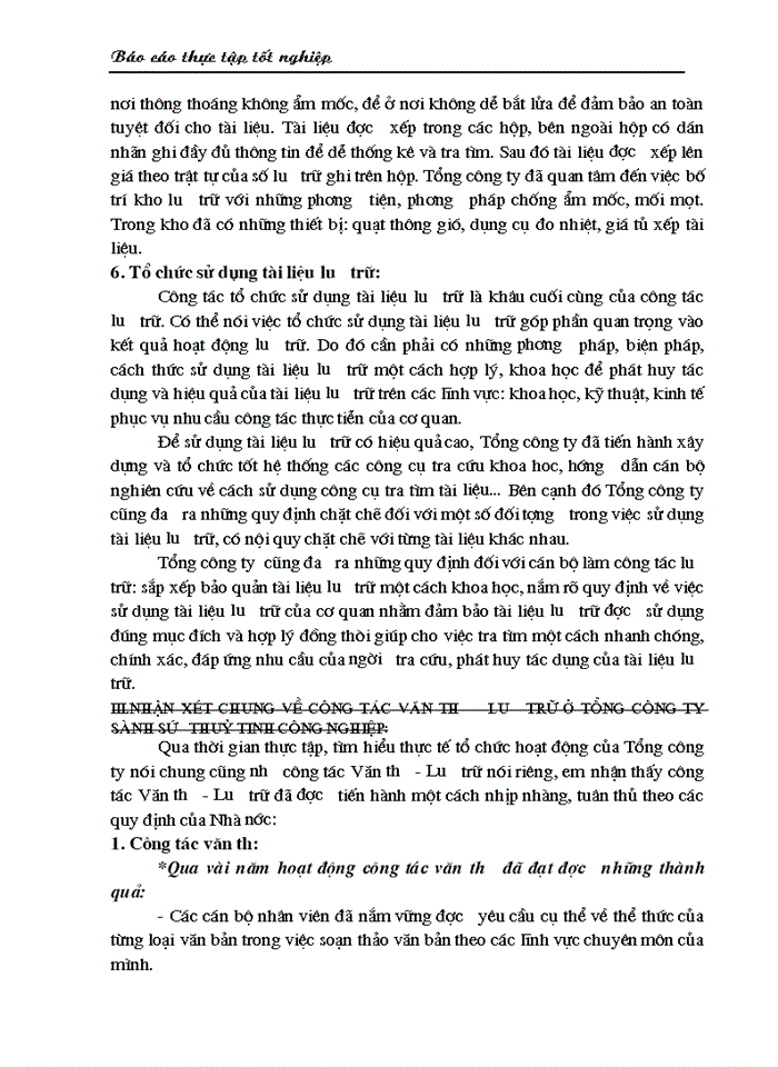image for page Một số biện pháp nâng cao hiệu quả công tác Văn thư - Lưu trữ trong văn phòng Tổng công ty Sành sứ - Thuỷ tinh C ông nghiệp