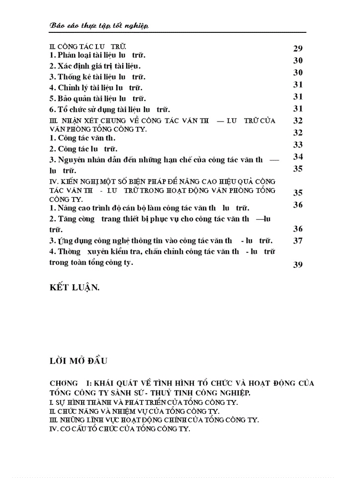 image for page Một số biện pháp nâng cao hiệu quả công tác Văn thư - Lưu trữ trong văn phòng Tổng công ty Sành sứ - Thuỷ tinh C ông nghiệp