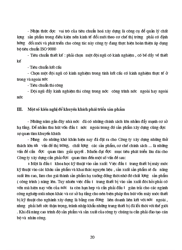 image for page Định hướng phát triển và các giải pháp đối với sản phẩm “xây dựng” của công ty trong giai đoạn tới.