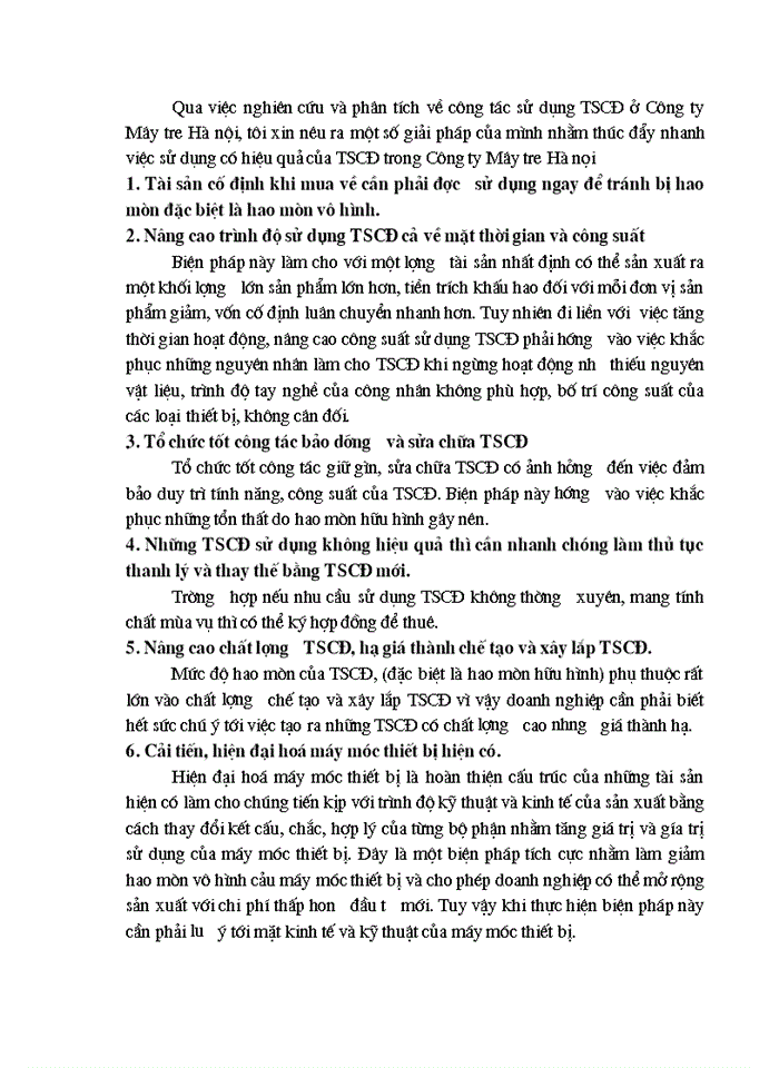 image for page Thực trạng của việc quản lý TSCĐ ở Công ty Mây Tre