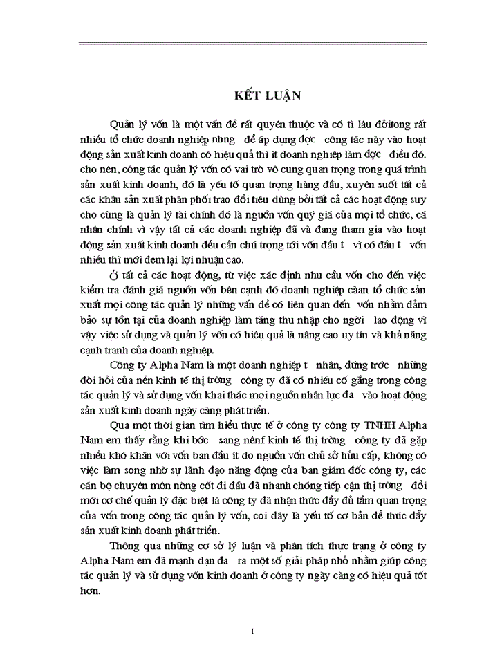 image for page Một số biện pháp nhằm nâng cao hiệu quả sử dụng vốn tại công ty Alpha Nam Nhà máy cơ khí thiết bị điện Alpha Nam