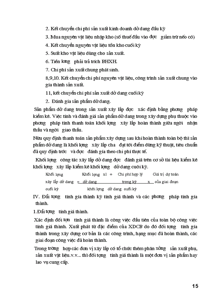 image for page Hạch toán chi phí sản xuất và tính giá thành  sản phẩm trong đơn vị xây lắp hiện nay