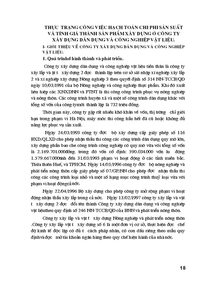 image for page Hạch toán chi phí sản xuất và tính giá thành  sản phẩm trong đơn vị xây lắp hiện nay