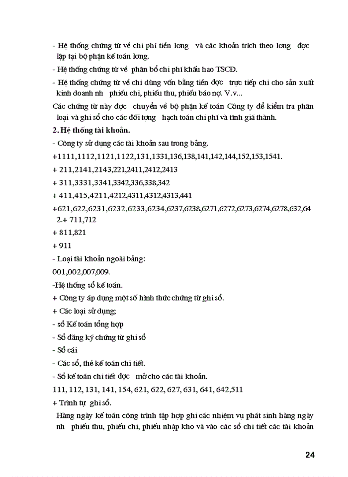 image for page Hạch toán chi phí sản xuất và tính giá thành  sản phẩm trong đơn vị xây lắp hiện nay