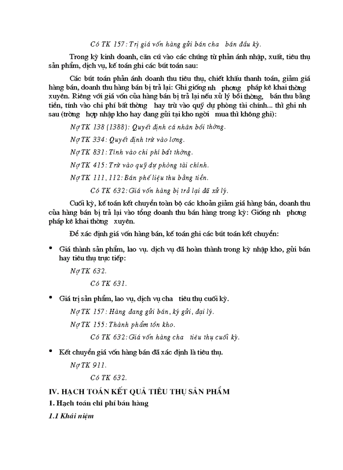 image for page Hoàn thiện hạch toán tiêu thụ và xác định kết quả tiêu thụ thành phẩm tại Công ty Cơ khí Hà Nội
