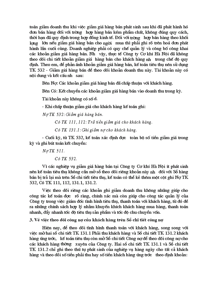 image for page Hoàn thiện hạch toán tiêu thụ và xác định kết quả tiêu thụ thành phẩm tại Công ty Cơ khí Hà Nội