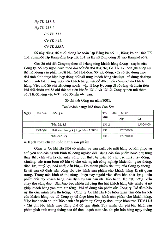 image for page Hoàn thiện hạch toán tiêu thụ và xác định kết quả tiêu thụ thành phẩm tại Công ty Cơ khí Hà Nội