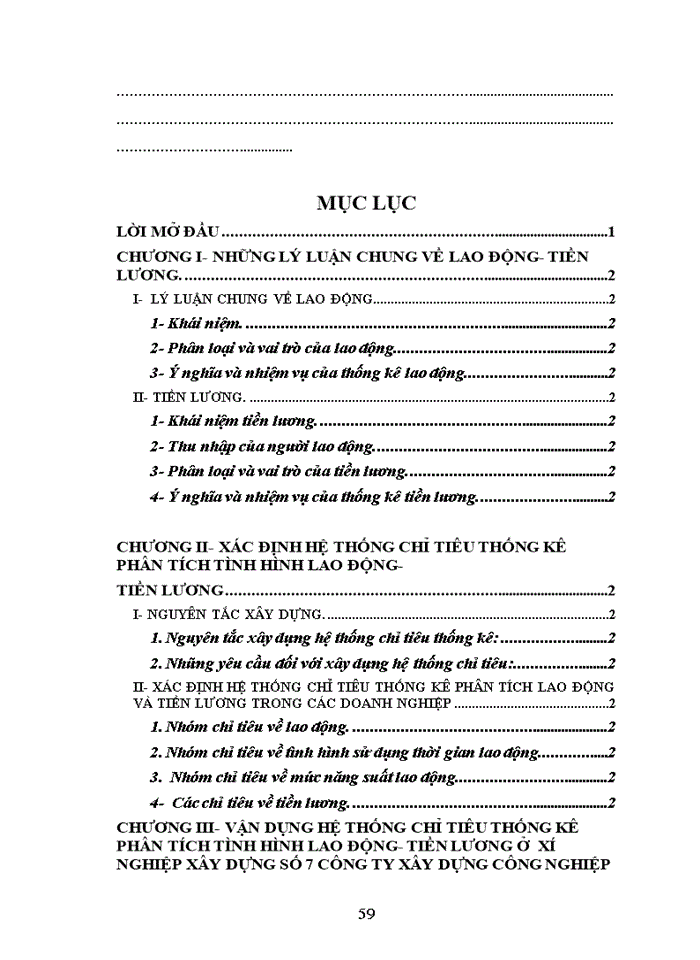 image for page Phân tích thống kê tình hình lao động- tiền lương ở Xí nghiệp Xây dựng số 7 Công ty Xây dựng Công nghiệp Hà Nội