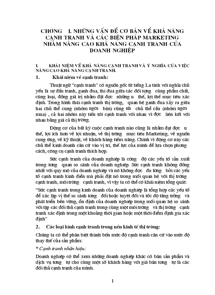 image for page Các biện pháp marketing nhằm nâng cao khả năng cạnh tranh của doanh nghiệp