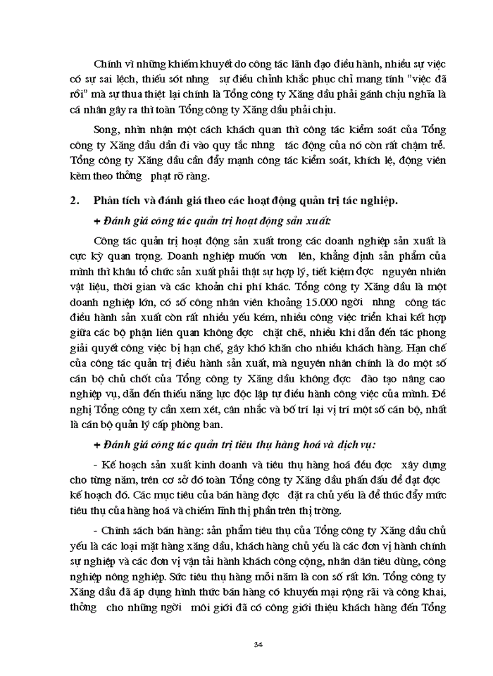 image for page quản trị kinh doanh tại Tổng công ty Xăng dầu Việt Nam