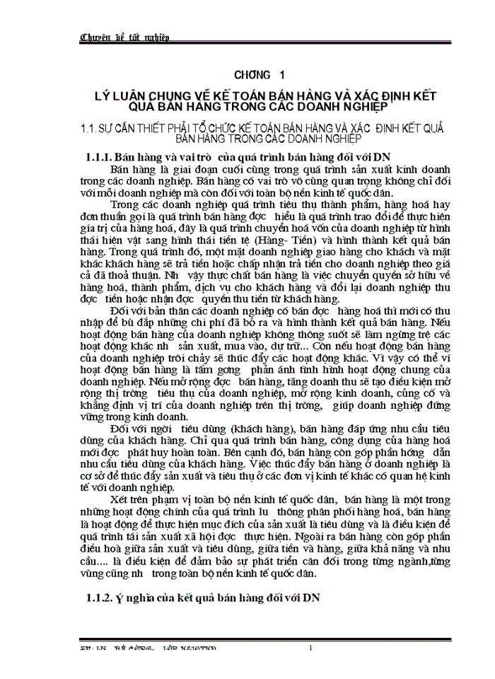 image for page Một số ý kiến đóng góp nhằm hoàn thiện công tác kế toán bán hàng và xác định kết quả bán hàng tại công ty kdns hà nội.