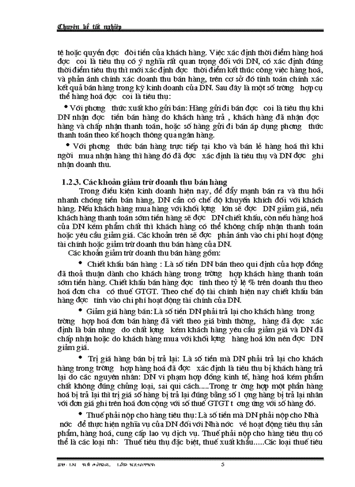 image for page Một số ý kiến đóng góp nhằm hoàn thiện công tác kế toán bán hàng và xác định kết quả bán hàng tại công ty kdns hà nội.