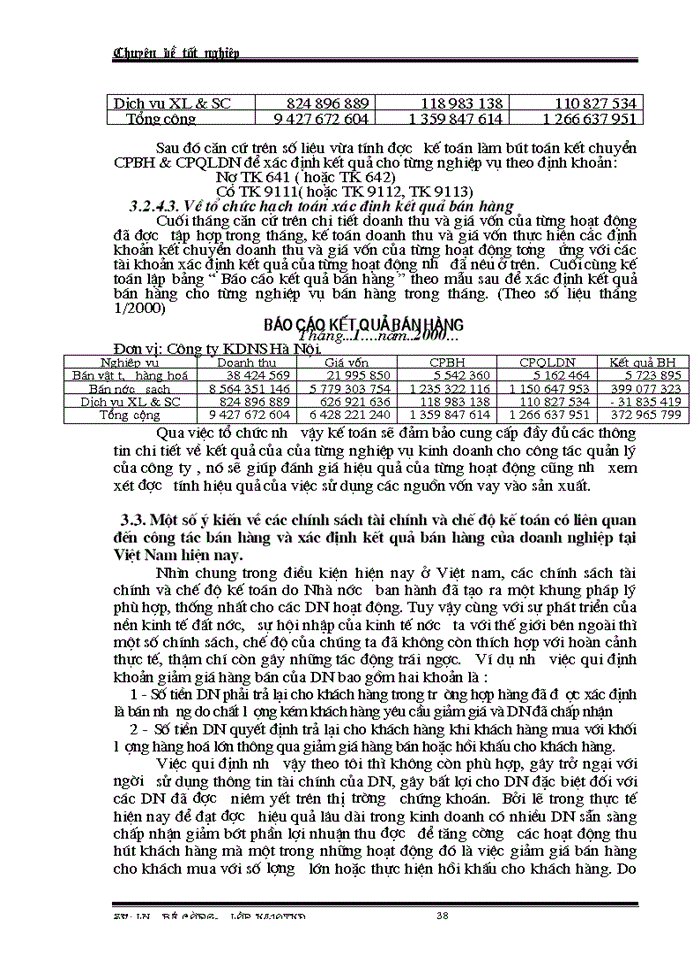 image for page Một số ý kiến đóng góp nhằm hoàn thiện công tác kế toán bán hàng và xác định kết quả bán hàng tại công ty kdns hà nội.