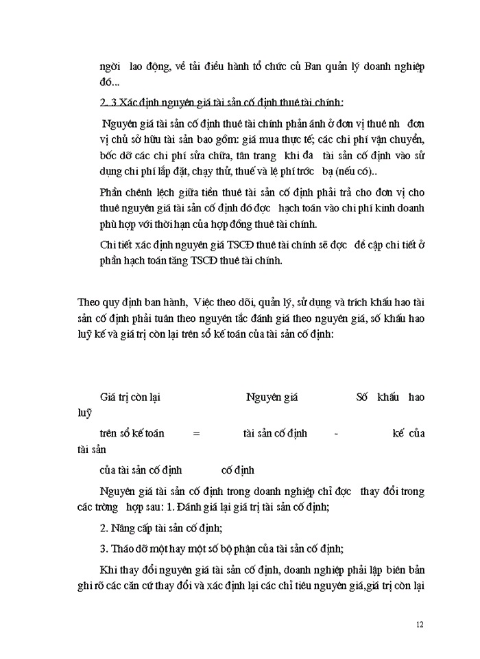 image for page Một Số Vấn Đề Về Tổ Chức Quản Lý Và Hạch  Toán TSCĐ hiện nay trong các doanh nghiệp