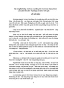 Vận dụng Marketing -mix trong hoạt động kinh doanh của công ty khách sạn du lịch Kim Liên –Thực trạng và một số kiến nghị