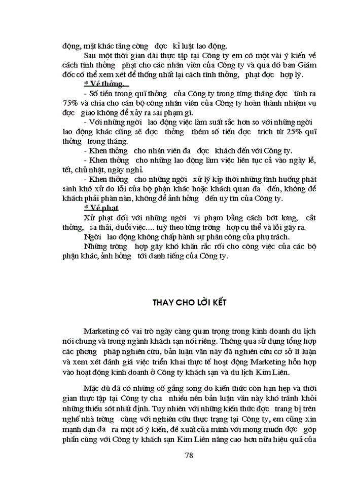 image for page Vận dụng Marketing -mix trong hoạt động kinh doanh của công ty khách sạn du lịch Kim Liên –Thực trạng và một số kiến nghị