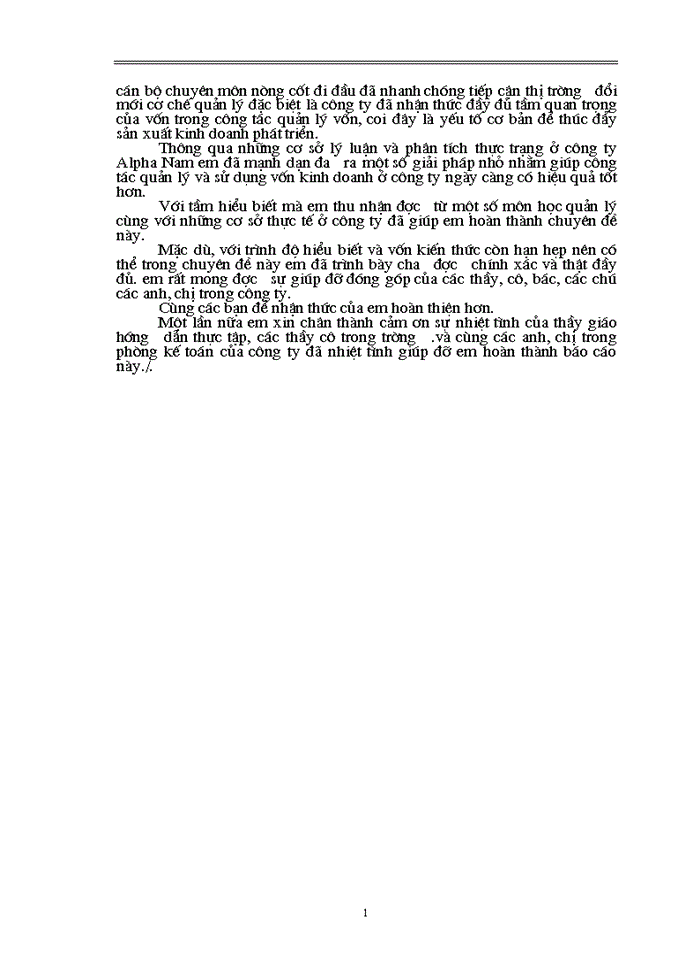 image for page Một số biện pháp nhằm nâng cao hiệu quả sử dụng vốn tại công ty Alpha Nam Nhà máy cơ khí thiết bị điện Alpha Nam
