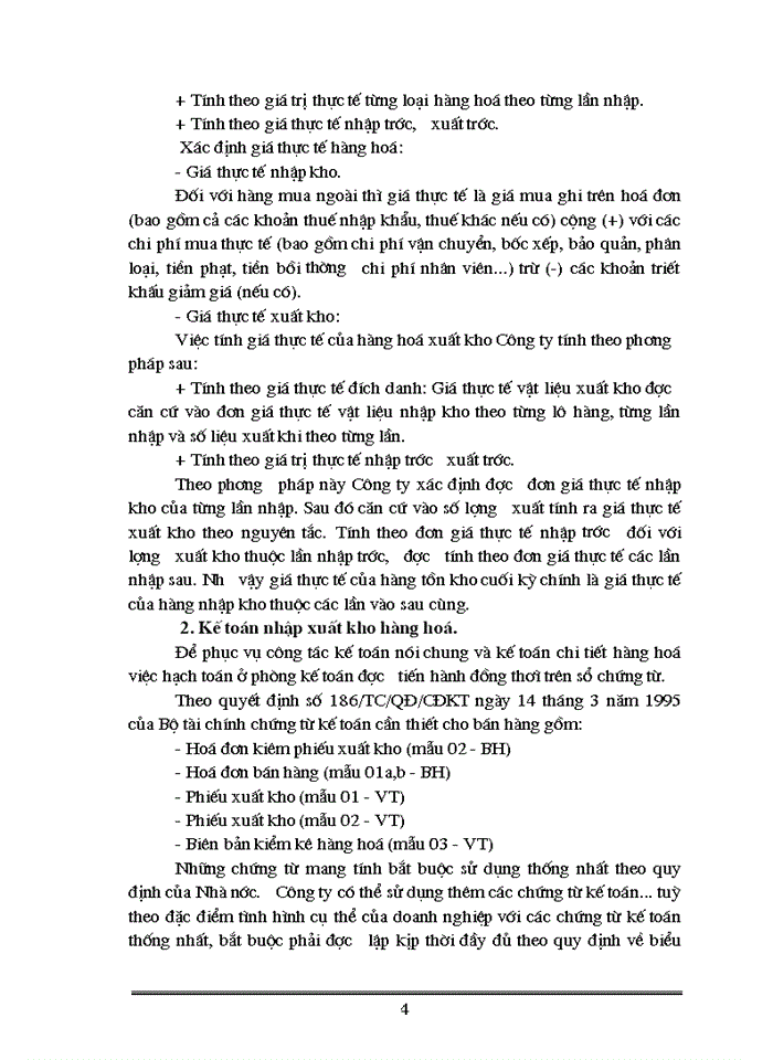 Kế toán lưu chuyển hàng hoá ở công ty trách nhiệm hữu hạn đại phát