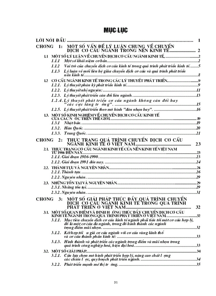 image for page Chuyển dịch cơ cấu kinh tế ngành trong quá trình phát triển ở Việt Nam