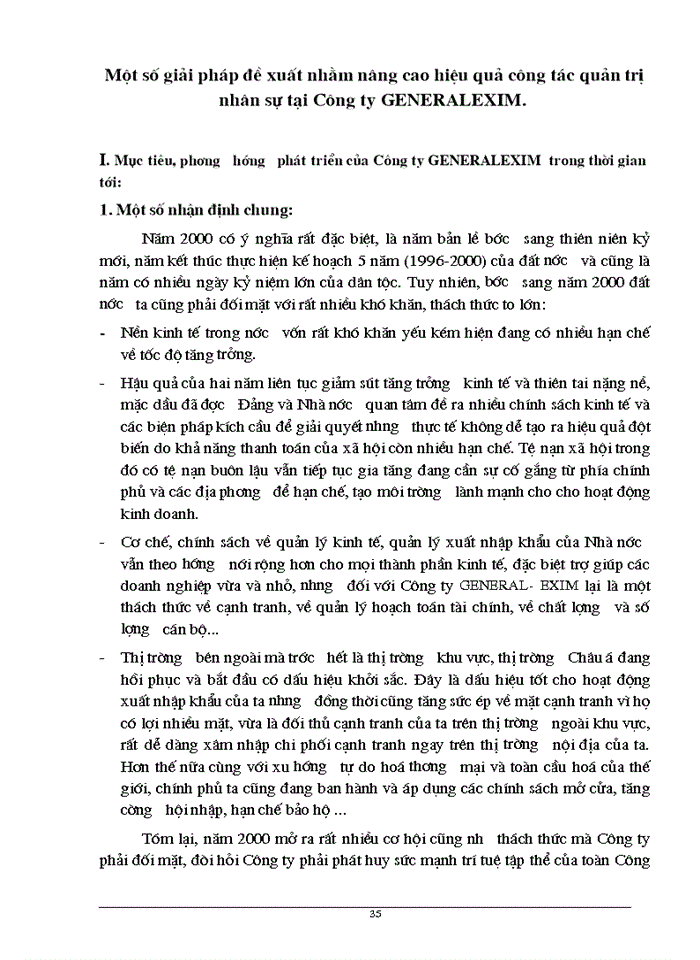 image for page Một số giải pháp đề xuất nhằm nâng cao hiệu quả công tác quản trị nhân sự  tại Công ty GENERALEXIM